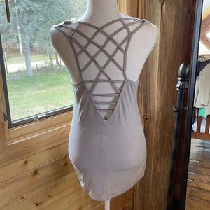 Bke ladder back crisscross tank size small